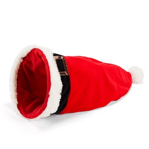 Merry Makings Sombrero Santa Tipo Túnel para Gato, Unitalla Merry Makings Sombrero Santa Tipo Túnel para Gato, Unitalla