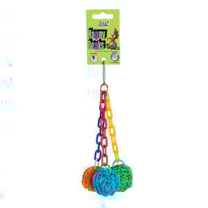 A&E Happy Beaks Juguete para Ave Esferas Trenzadas de Colores A&E Happy Beaks Juguete para Ave Esferas Trenzadas de Colores
