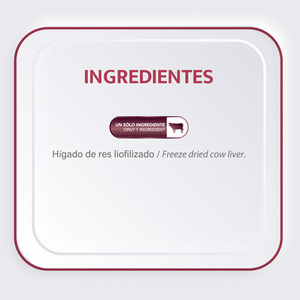 Choice Nutrition Freeze Dried Premio Liofilizado de Hígado Res para Gato, 100 g
