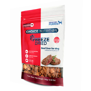 Choice Nutrition Freeze Dried Premio Liofilizado de Hígado Res para Perro, 100 g