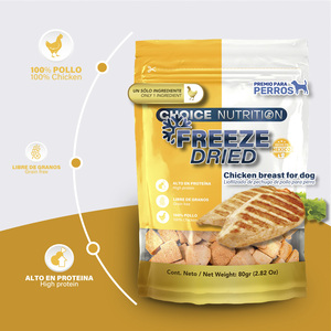 Choice Nutrition Freeze Dried Premio Liofilizado de Pechuga de Pollo para Perro, 80 g