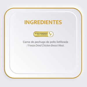 Choice Nutrition Freeze Dried Premio Liofilizado de Pechuga de Pollo para Perro, 80 g