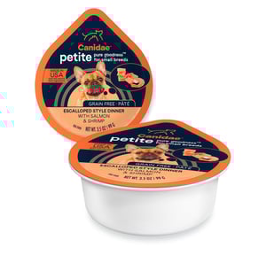 Canidae Pure Petite Alimento Húmedo Natural Libre de Granos para Perro Receta Salmón y Camarones, 99 g Canidae Pure Petite Alimento Húmedo Natural Libre de Granos para Perro Receta Salmón y Camarones, 99 g