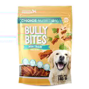 Choice Nutrition Bully Bites Premios de Viril de Res para Perro Adulto, 185 g Choice Nutrition Bully Bites Premios de Viril de Res para Perro Adulto, 185 g