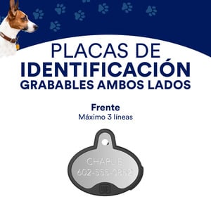 Yip Smart Tag Placa de Identificación Inteligente Compatible con iPhone para Perro, Unitalla