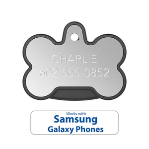 Yip Smart Tag Placa de Identificación Inteligente Compatible con Samsung Galaxy para Perro, Unitalla Yip Smart Tag Placa de Identificación Inteligente Compatible con Samsung Galaxy para Perro, Unitalla