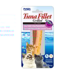 Inaba Premio Filete de Atún a la Parrilla en su Caldo para Gato Todas las Etapas de Vida, 15 g Inaba Premio Filete de Atún a la Parrilla en su Caldo para Gato Todas las Etapas de Vida, 15 g
