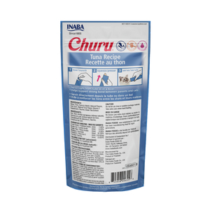Inaba Churu Premio Cremoso Natural para Gato Todas las Etapas de Vida Receta Atún, 1 Paquete
