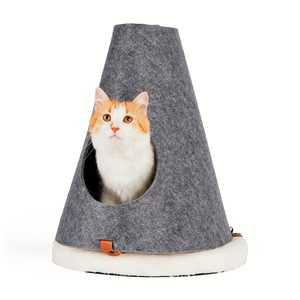 EveryYay Escondite con Diseño Plegable de Viaje para Gato, Gris