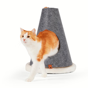 EveryYay Escondite con Diseño Plegable de Viaje para Gato, Gris