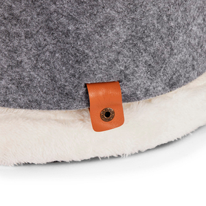 EveryYay Escondite con Diseño Plegable de Viaje para Gato, Gris
