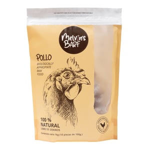 Melvins Barf Alimento Natural Crudo Congelado Receta Pollo para Perro Adulto, 1 kg Melvins Barf Alimento Natural Crudo Congelado Receta Pollo para Perro Adulto, 1 kg