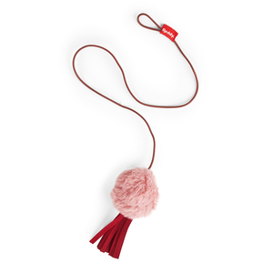 Reddy Cat Varita con Pom Pom Morado para Gato, 50 cm