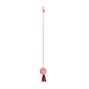 Reddy Cat Varita con Pom Pom Morado para Gato, 50 cm