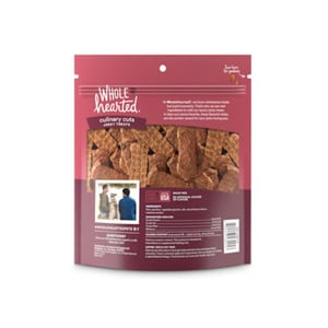WholeHearted Culinary Cuts Thick Cut Premios Suaves Tipo Jerky Sabor Tocino para Perro, 454 g