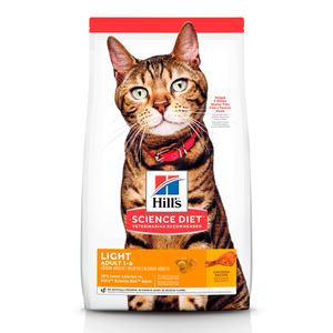 Hill's Science Diet Light Alimento Seco para Gato Adulto, 7.3 kg