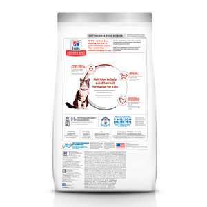 Hill's Science Diet Hairball Control Alimento Seco Control de Bolas de Pelo para Gato Adulto, 3.1 kg