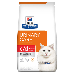 Hill's Prescription Diet c/d Urinary Care Multicare Stress Alimento Seco para Gato Adulto, 1.8 kg