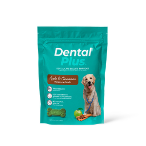 Dental Plus Galletas para la Salud Dental Receta Manzana y Canela para Perro, 180 g