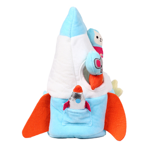 Latipaw Set de Juguetes Hide Toy Modelo Cohete Espacial para Perro, Unitalla