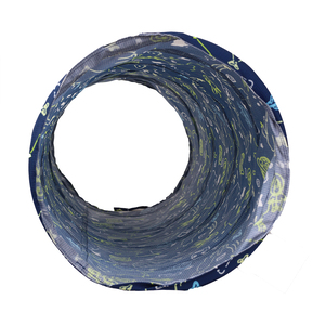 Latipaw Túnel Modelo Constelaciones Color Azul con Detalle de Planeta para Gato, Unitalla