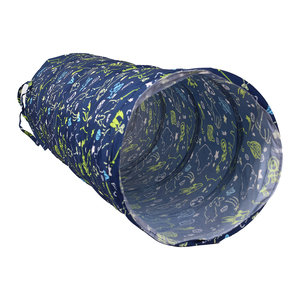 Latipaw Túnel Modelo Constelaciones Color Azul con Detalle de Planeta para Gato, Unitalla