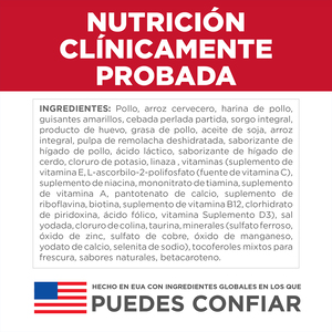 Hill's Science Diet Small & Mini Alimento Piel y Estómago Sensibles Perro Raza Miniatura, 6.8 kg