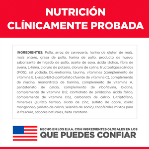 Hill's Science Diet Sensitive Stomach & Skin Alimento Piel y Estómago Sensibles para Gato Adulto, 7 kg