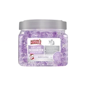 Nature's Miracle Air Care Perlas de Gel Desodorizantes Aroma Lavanda y Vainilla para Perro y Gato, 340 g Nature's Miracle Air Care Perlas de Gel Desodorizantes Aroma Lavanda y Vainilla para Perro y Gato, 340 g