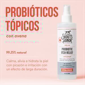 Skout's Honor Spray para Aliviar la Comezón con Probióticos para Perro y Gato, 236 ml