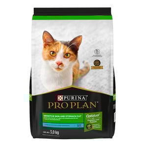 Pro Plan Sensitive Skin & Stomach Optidual Alimento para Gato Adulto Receta Pavo, 3 kg Pro Plan Sensitive Skin & Stomach Optidual Alimento para Gato Adulto Receta Pavo, 3 kg