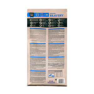 Bravery Alimento Natural Libre de Granos para Perro Adulto Raza Pequeña Receta Arenque, 2 kg