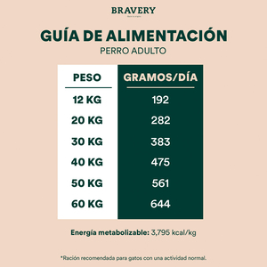Bravery Alimento Seco Natural Libre de Granos para Perro Adulto Raza Mediana/Grande Receta Cerdo Ibérico, 12 kg