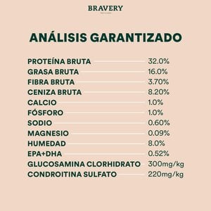 Bravery Alimento Seco Natural Libre de Granos para Gato Adulto Receta Salmón, 7 kg