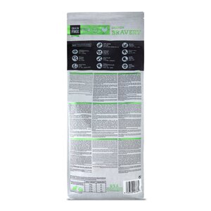Bravery Alimento Seco Natural Libre de Granos para Gato Esterilizado Receta Pollo, 7 kg