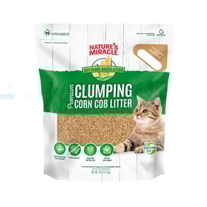 Nature's Miracle Clumping Corn Cob Arena Natural Aglutinante de Mazorca con Esencia para Gato, 4.54 kg Nature's Miracle Clumping Corn Cob Arena Natural Aglutinante de Mazorca con Esencia para Gato, 4.54 kg