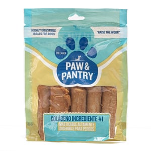 Paw & Pantry Carnaza con Colágeno en Forma de Rollo Sabor Pollo para Perro, 12 Piezas Paw & Pantry Carnaza con Colágeno en Forma de Rollo Sabor Pollo para Perro, 12 Piezas