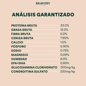 Bravery Alimento Natural Libre de Granos para Gato Adulto Esterilizado Receta Arenque, 7 kg