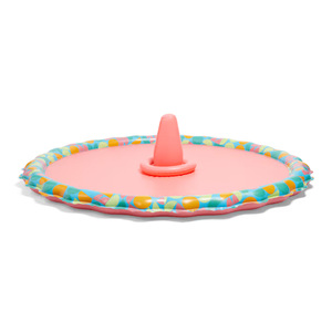 Leaps & Bounds Splash and Dash Fuente Inflable para Perro, Chico