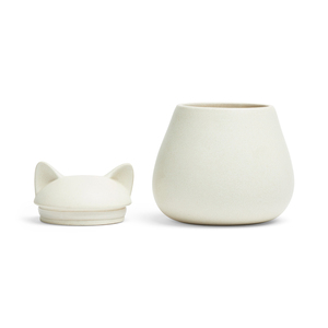 EveryYay Contenedor de Cerámica para Premios Diseño Orejas de Gatito, 1.5 kg