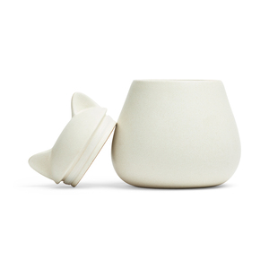 EveryYay Contenedor de Cerámica para Premios Diseño Orejas de Gatito, 1.5 kg