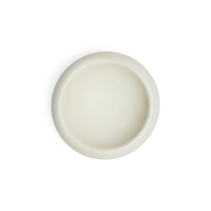 EveryYay Tazón Redondo de Cerámica Luxe Color Blanco para Gato, 0.8 Tazas