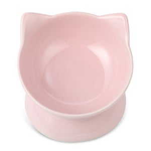 ParkLife Oscar Tilt Tazón Inclinado de Cerámica Rosa Diseño Felino para Gato, 1.25 Tazas ParkLife Oscar Tilt Tazón Inclinado de Cerámica Rosa Diseño Felino para Gato, 1.25 Tazas
