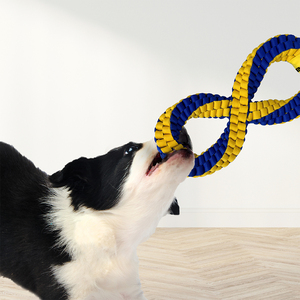 Tonka Tug Trenza de Nylon con Forma de Infinito para Perro, Mediano/ Grande