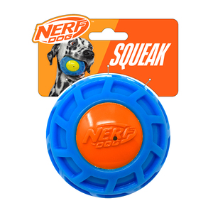 Nerf Squeak Pelota Azul con Chirrido para Perro, Mediano/Grande Nerf Squeak Pelota Azul con Chirrido para Perro, Mediano/Grande