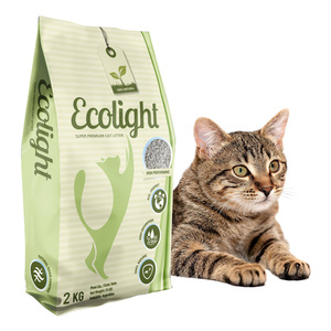 Ecolight Arena Natural Ultraliviana sin Esencia Absorbente para Gato, 2 kg