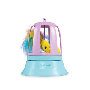 Catstages Chirping Bird Juguete con Sonido Diseño Jaula de Pájaro para Gato, Unitalla Catstages Chirping Bird Juguete con Sonido Diseño Jaula de Pájaro para Gato, Unitalla