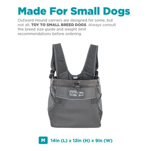 Outward Hound PupPak Front Carrier Cangurera Transportadora para Perro, Unitalla