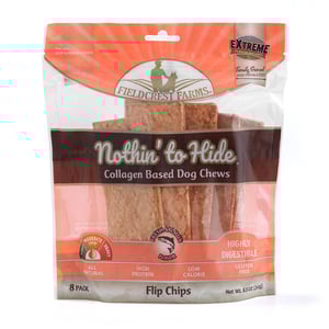 Nothing to Hide Masticables Naturales de Colágeno Diseño Chips Receta Salmón para Perro, 8 Piezas Nothing to Hide Masticables Naturales de Colágeno Diseño Chips Receta Salmón para Perro, 8 Piezas