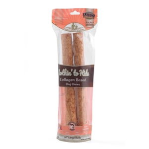 Nothing to Hide Masticables Naturales de Colágeno Diseño Rollo Grande Receta Salmón para Perro, 2 Piezas Nothing to Hide Masticables Naturales de Colágeno Diseño Rollo Grande Receta Salmón para Perro, 2 Piezas